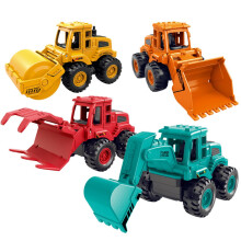 ESHOO4Pack Giocattoli per bambini: macchinine, mini veicoli da cantiere, camion, escavatore, modello, giocattolo educativo, regalo di Natale e