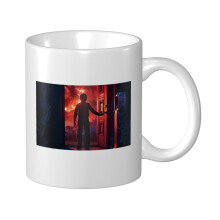 Stranger Things Comics Mug Coffee Cup For Cocoa, Tea, Beverages | Holds 12 Ounces Ceramic Camper Mug Small Coffee Cup