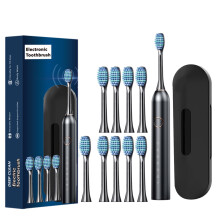 Lmueinov Electric Toothbrush with 10 Heads, 6 Modes, Fast Charging, Long Battery Life