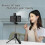 6 in 1 Wireless Bluetooth Selfie Stick with Light, 360 Rotating & Retractable, Compatible with iPhone & Android 4