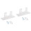 2 Pack Acrylic Baseball Bat Holder Support Wall Mount Display Stand Wall-mounted 1