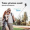 6 in 1 Wireless Bluetooth Selfie Stick with Light, 360 Rotating & Retractable, Compatible with iPhone & Android 5