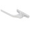 Left/Right Hand Aluminum Alloy External Flat Handle for Window, Durable Construction, Easy Operation 5