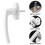 Guangmc Anti-slip Window Handle with Lock for Home/Office 4