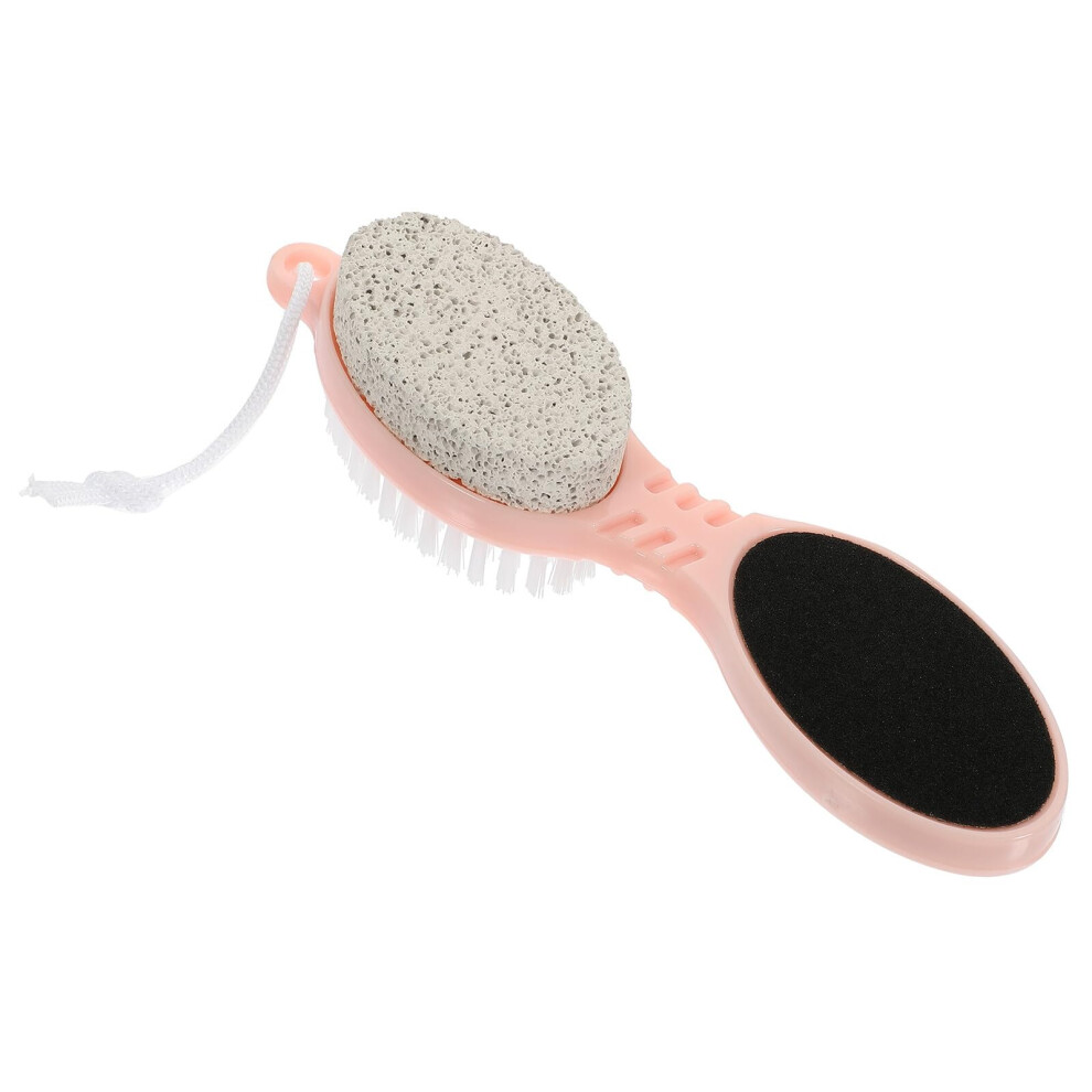 Foot File and Pumice Stone Foot Scrubber with Brush for Callus Removal and Gentle Skin Exfoliation