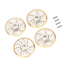 4 pièces de poids en laiton pour roue RC, disques de frein de 20 mm pour C10 Gladiator 1/24
