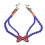 Supporti per saldatura con 4 braccia, alluminio, rosso 11