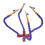 Supporti per saldatura con 4 braccia, alluminio, rosso 5