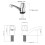 RV Einloch-Chrom-Badarmatur, 20-mm-Gewinde 2