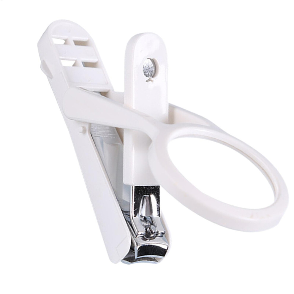 Senior Nail Clippers with Adjustable 2x Magnifier Ergonomic Easy Grip for Elderly Grooming