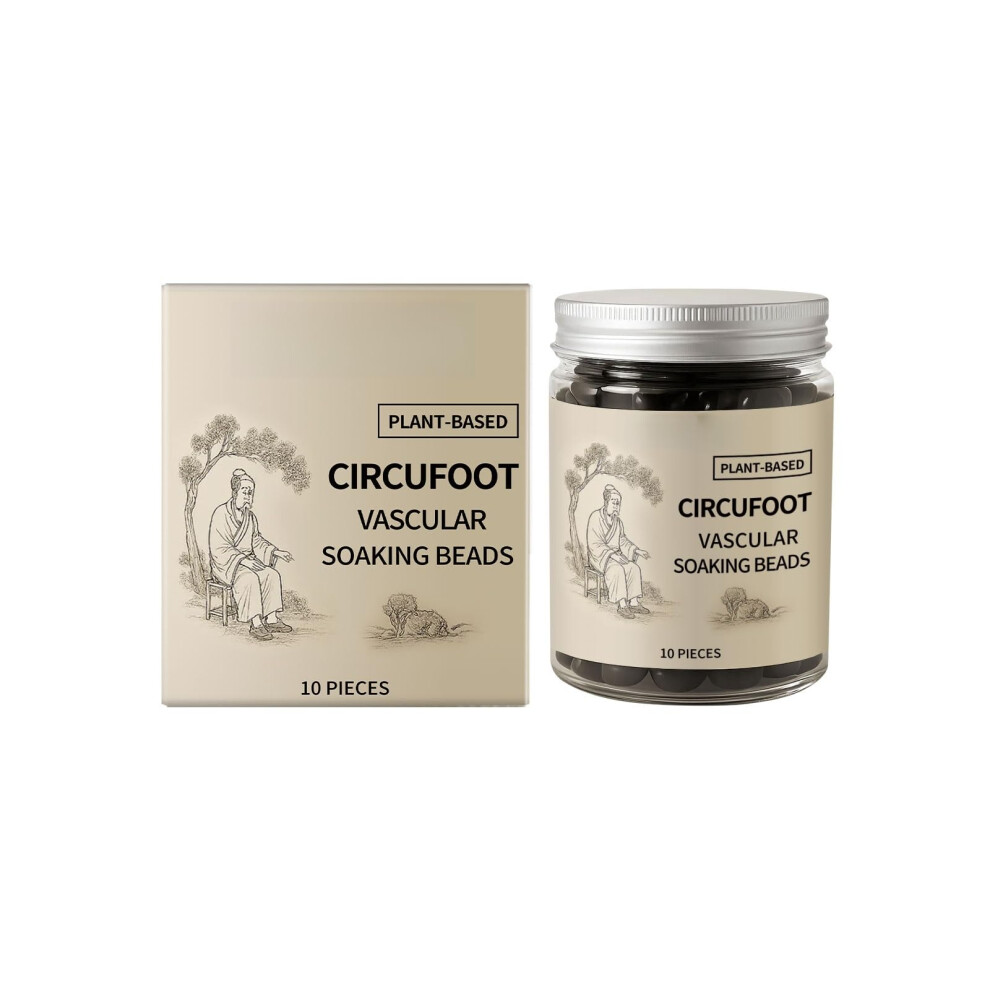 Foot Soak Beads for Tired Feet Relief, Gentle Skin Formula, Quick WarmWater Dissolve