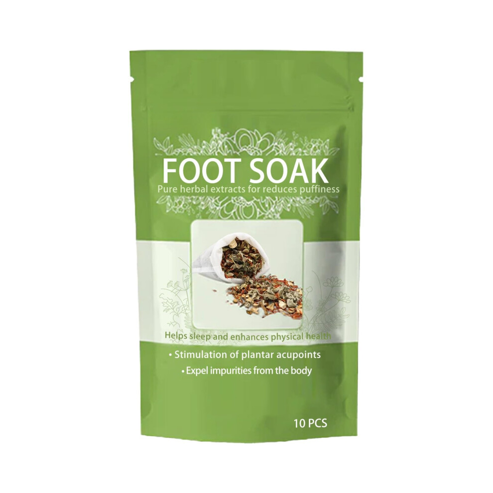 Herbal Foot Soak Pack with Natural Detox Formula for Relaxation and Sleep Aid
