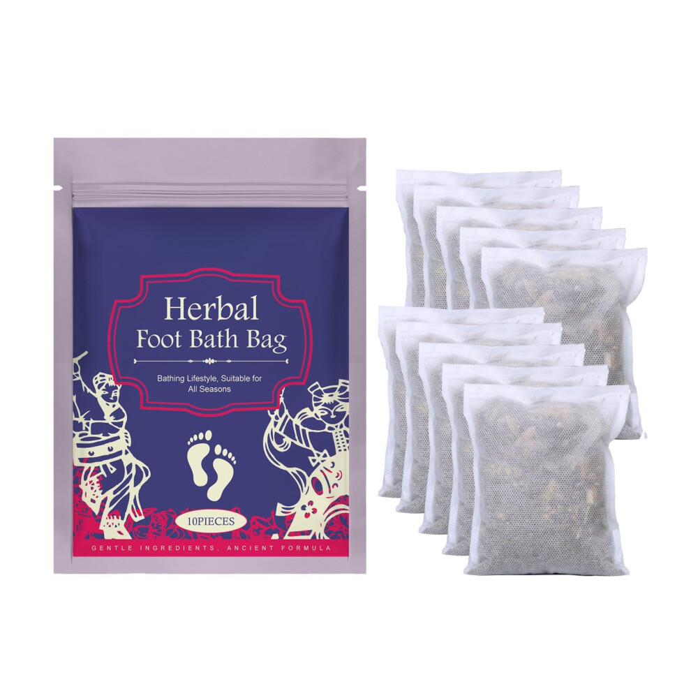 Herbal Foot Soak Bags with Mugwort Extract for Heat Therapy and Moisture Balance Care