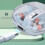 Trasparente Sottile TriMode BT1 BT2 Mouse 400 mAh Blu 6