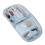 Trasparente Sottile TriMode BT1 BT2 Mouse 400 mAh Blu 1
