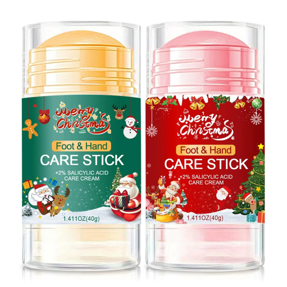 Cream Foot And Heel Balm Twin Pack, Deep Hydration For Dry Cracked Heels And Rough Skin
