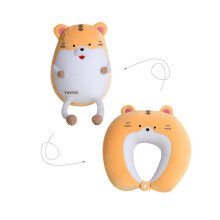 TINYSOME Kids Travel Pillow 2 in 1 Deformable Neck Pillow Soft Uhaped Pillow Lovely