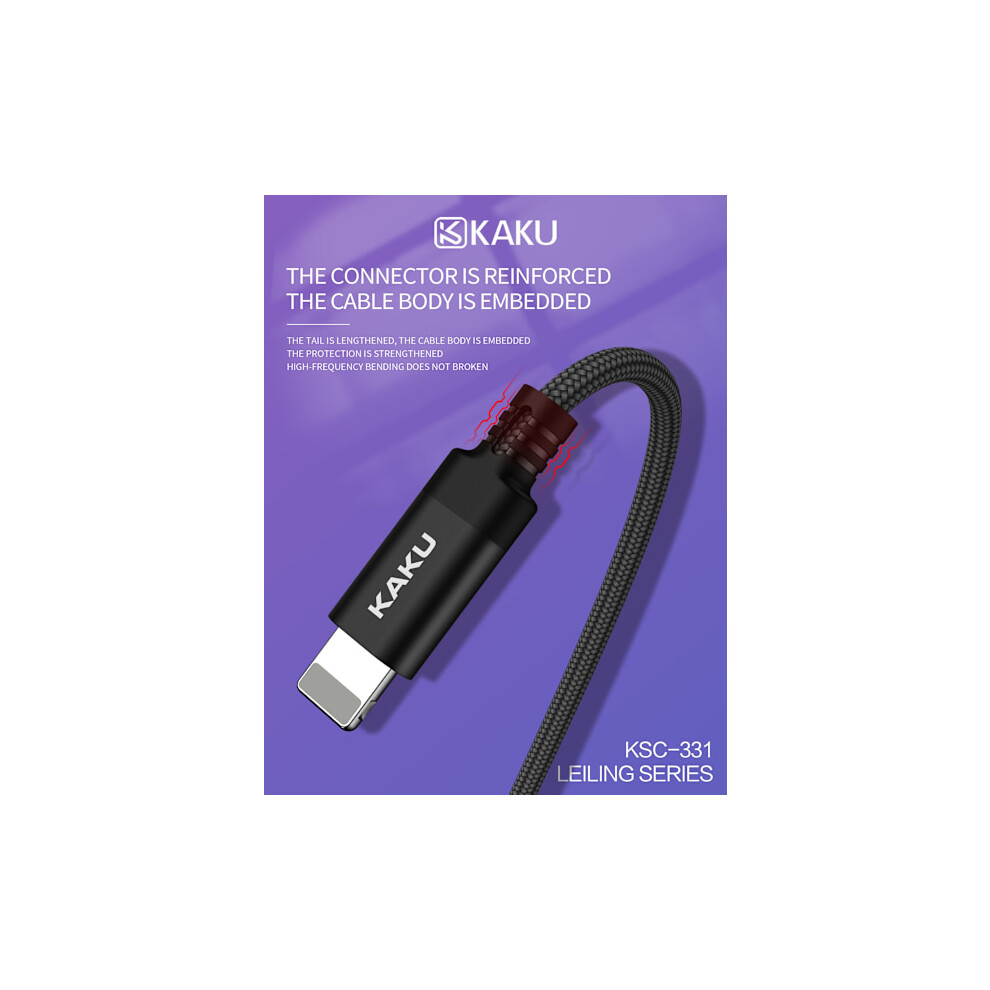 2 Pcs Super Quality 3 M Compatible With Iphone Charger Cable Black 9048212124757