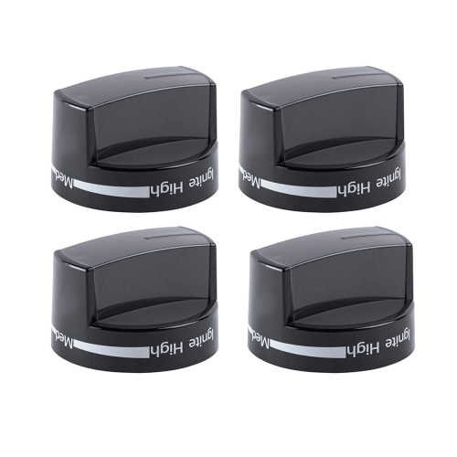 4 boutons de cuisinière W10339442, boutons de commande de brûleur de table de cuisson 1