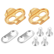 JINGDAN Durable Bicycle MTB Road Bike Cycling Pedal Metal Crank Cleats Screws Bolt Set