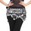 TureClos Belly Dance Waist Chain Black Silver 6