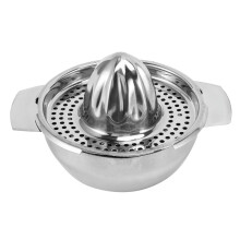 Stainless Steel Juice Reamer Glass Manual Juicer Orange Lemon Squeezer