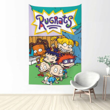 Rugrats Tapestry Large Banner Wall Hanging Tapestries Aesthetic Poster Art Background For Bedroom Living Room Dorm Home Decor 80"x60"