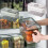 Begine|Freshness Protection Package, Clear Stackable Airtight Kitchen Storage Basket with Handle, Bread Box for Counter or Fridge, 1X Container 4