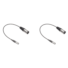 Cavo audio mini XLR da 2x3 pin maschio a 3 pin maschio, cavo audio per microfono XLR maschio a mini XLR maschio