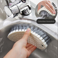 Cepillo de limpieza flexible multifunción Lhxiqxz de doble uso para lavar fregaderos y ollas en la cocina.