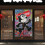 Κουρτίνα πόρτας Felix The Cat, ταπετσαρία κουρτίνας πόρτας συσκότισης 34x57 ιντσών, 4