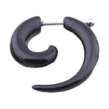 1 st unisex spiral öronproppssträckare kötttunnel mätare piercingsmycken present