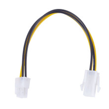 20 cm/8 inch 12V 4-pins mannelijk naar 4-pins P4 vrouwelijk CPU-voedingsverlengkabel