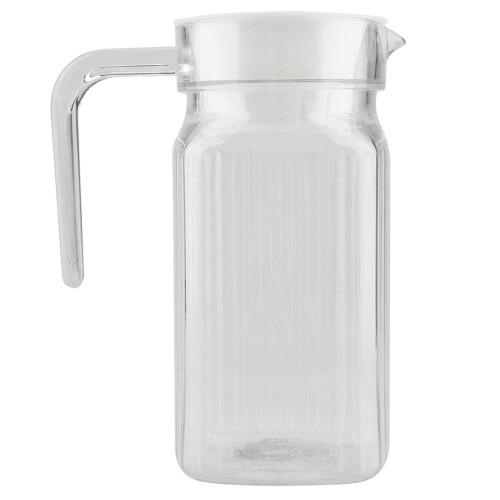 Γυάλινη κανάτα Eastbuy - 500ml ακρυλικό διαφανές μπουκάλι χυμού με ρίγες νερού παγωμένη