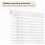 Cordless Morning Star Light Filtering Window Blind (White, 39" x 72") 3