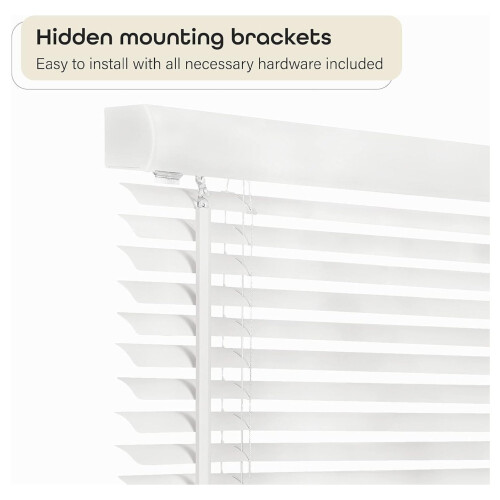 Cordless Morning Star Light Filtering Window Blind (White, 39" x 72") 2