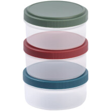 Youliang 3er-Pack Salatdressing-Behälter für unterwegs, kleine Plastikbecher mit Deckel
