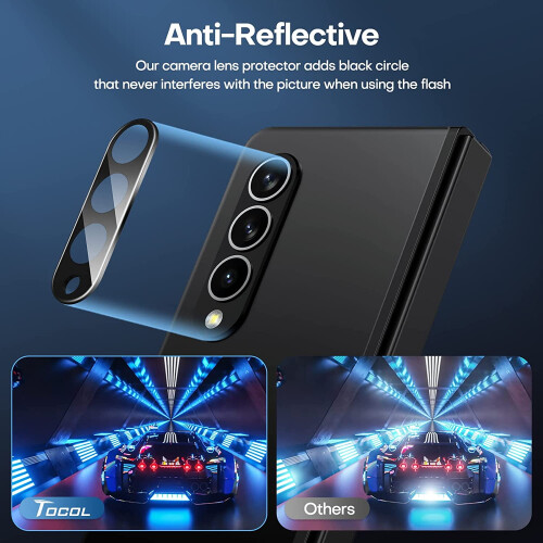 [3+3] για συμβατότητα με το Samsung Galaxy Z Fold4Προστατευτικό οθόνης - 3 τεμάχια 2