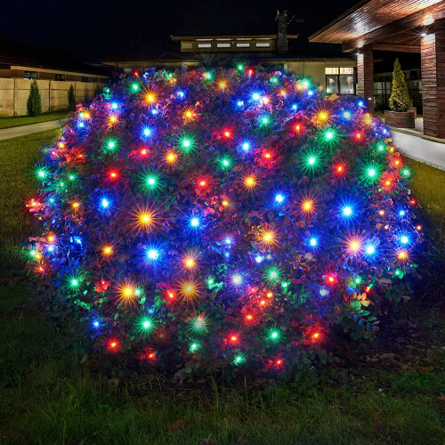 96 LED Φωτιστικά Διχτυωτού Διχτυού 5ftx5ft, Εξωτερικά Εσωτερικά Χριστουγεννιάτικα