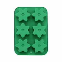 Lascaine Maisiúcháin Nollag XIUH! Ag luí le Santa, Fear Sneachta, Tacar Bácála Silicone do Bhrioscáin, Cáca, Milseáin - Imréiteach na