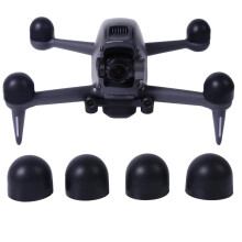 Motor Protection for DJI FPV Aircraft, 4PCS Multifunctional Expansion Bracket High-quality Silicone Dust-proof Moisture-proof Covers
