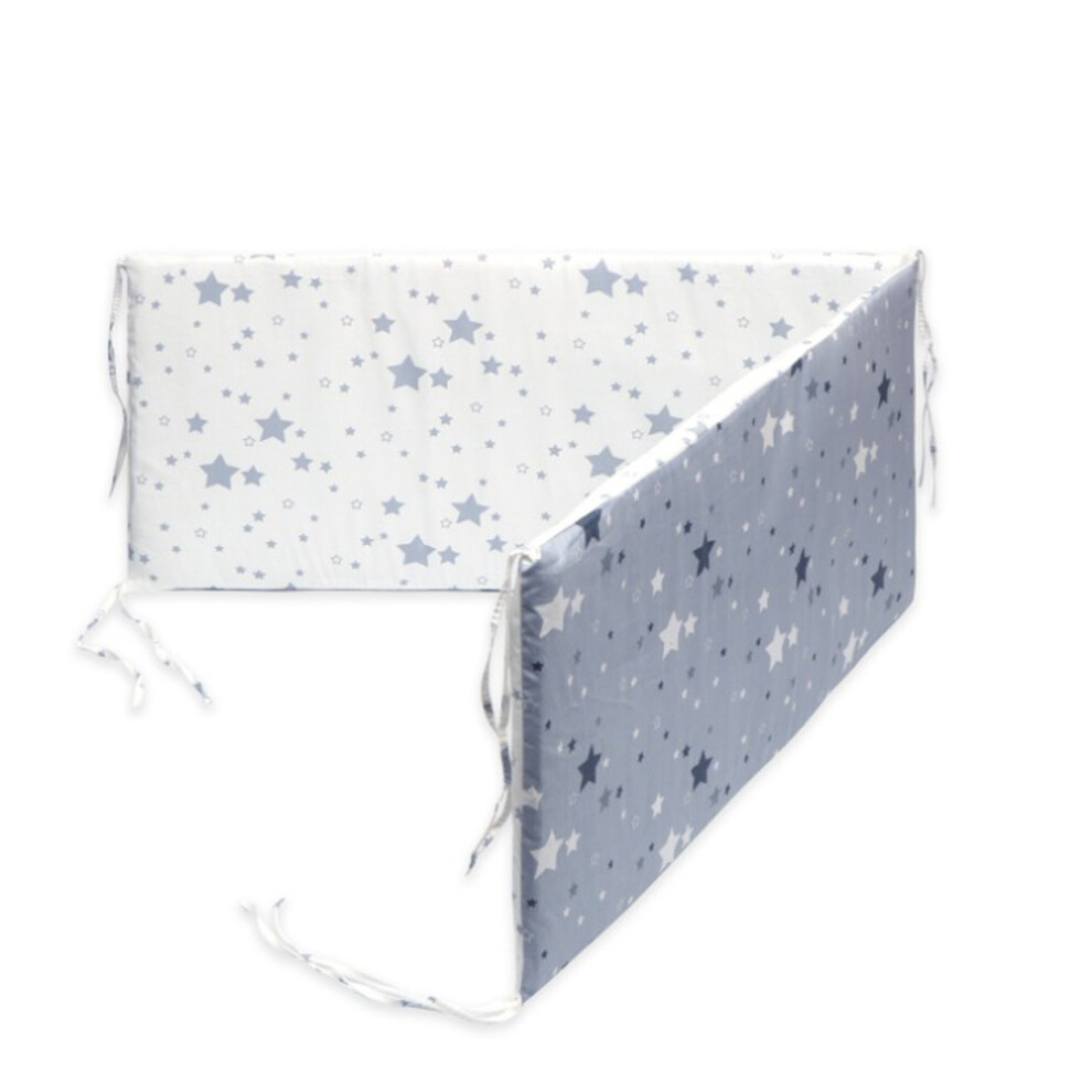 Infant Safety Mesh Crib Liner, Breathable Mesh Liner for Unrestricted Airflow and Gender Neutral Design, Air Channel Technology for Full-Size Cribs,