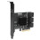 Κάρτα PCIe ASMedia ASM1166Chip, κάρτα Riser 6 θυρών με υποστήριξη λειτουργίας IDE και ευρεία 4