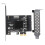 Κάρτα ελεγκτή SATA III6Gbps, κάρτα επέκτασης PCIe σε SATA με υψηλή σταθερότητα και διεπαφή 1