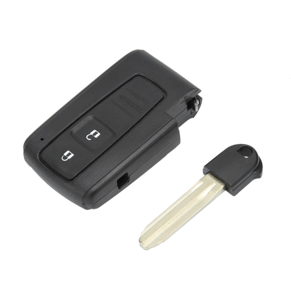 Toyota Prius Replacement Key Fob Cover Case, Empty Key Shell For Keyless Entry With Uncut Blade Fit For 2004-2009 (Small, Abs), Weight Easy To Light 9340959106851