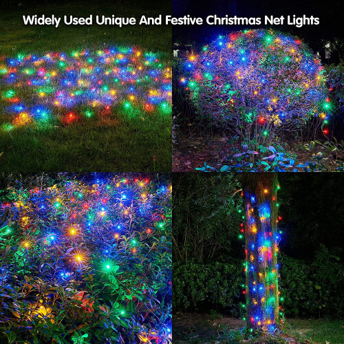 96 LED Φωτιστικά Διχτυωτού Διχτυού 5ftx5ft, Εξωτερικά Εσωτερικά Χριστουγεννιάτικα 1