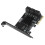 Κάρτα PCIe ASMedia ASM1166Chip, κάρτα Riser 6 θυρών με υποστήριξη λειτουργίας IDE και ευρεία 5