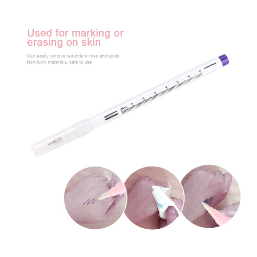 Στυλό μαρκαδόρου Microblading για μόνιμο μακιγιάζ θέσης, αποστειρωμένος δείκτης 2