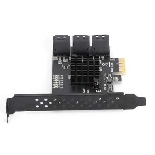 Κάρτα ελεγκτή SATA III6Gbps, κάρτα επέκτασης PCIe σε SATA με υψηλή σταθερότητα και διεπαφή 2