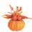 Abóbora artificial de 15 cm (5,9 polegadas) para decoração de mesas externas no outono, Halloween e Dia de Ação de Graças. 1